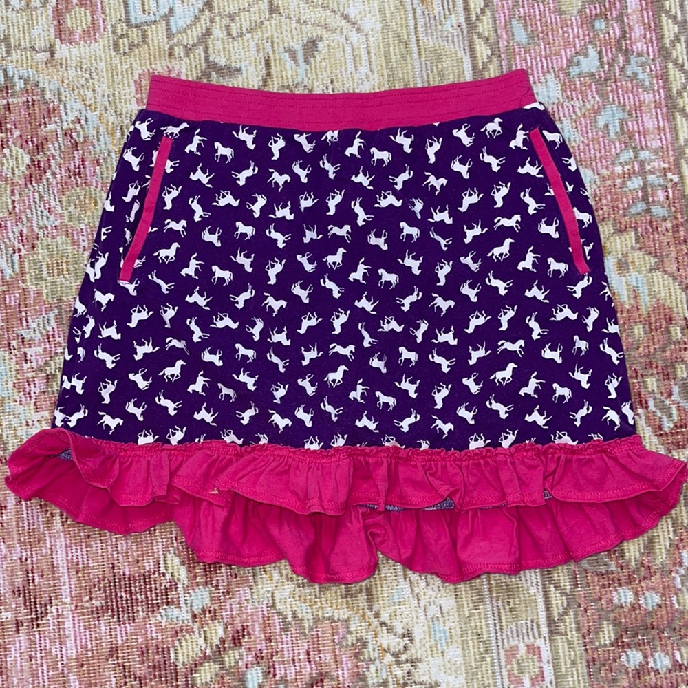 Girls horse skirt